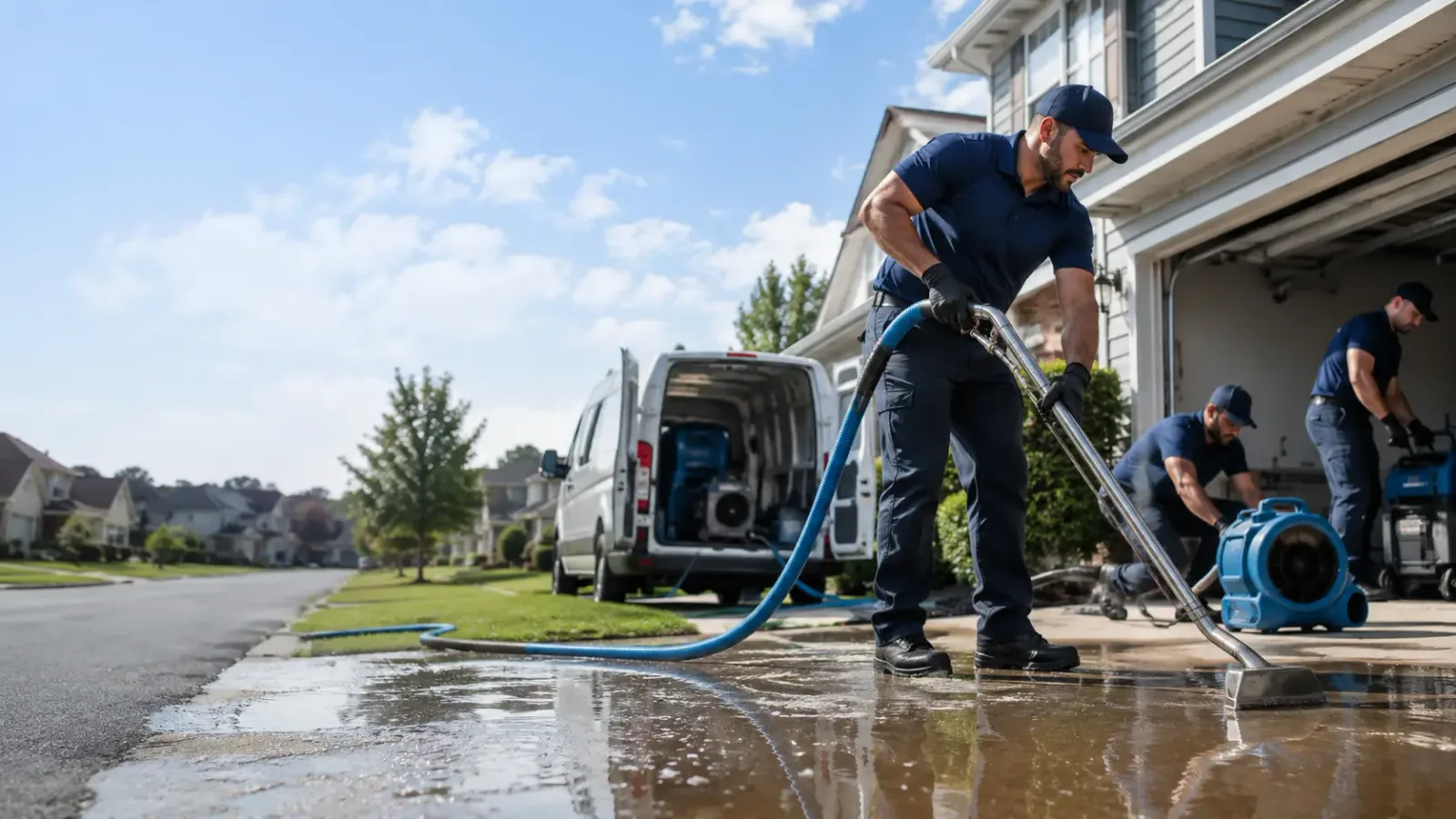 Flood Damage Restoration in Center, TX